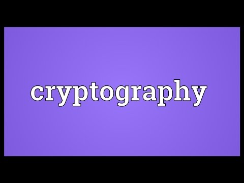 Cryptography Meaning