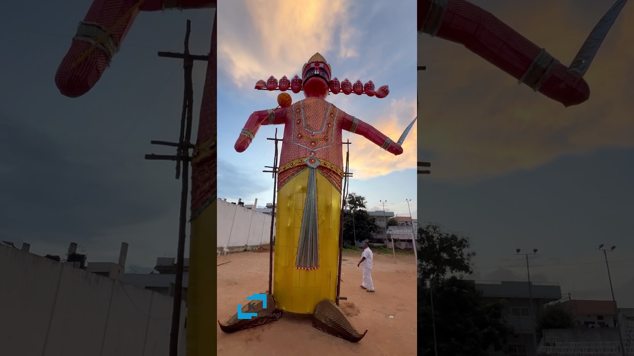 Hyderabad's Big Ravan Dahan 2024 🔥