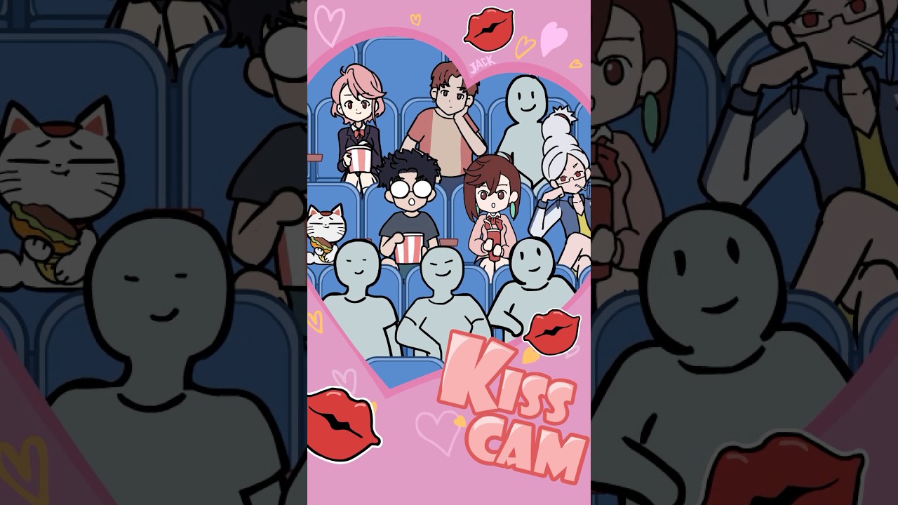 Hilarious Kiss Cam Moments! 😂 Jack & Sara's Funniest Animation Yet