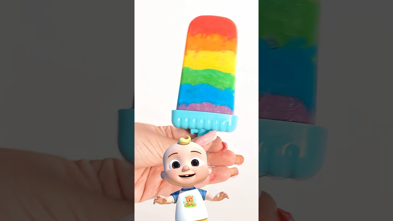 How to Make a Rainbow Popsicle! 🌈🍭 #cocomelon