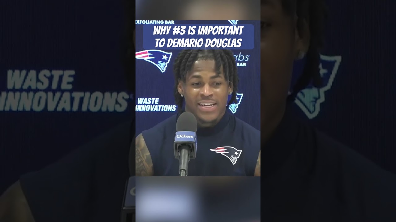 DeMario Douglas's #3 Jersey: Why It Means So Much 🏈