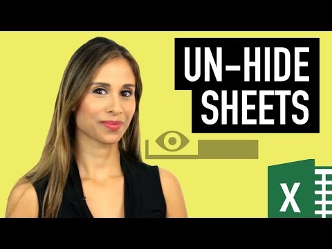 3 Methods to Unhide All Sheets in Excel (& how to hide)