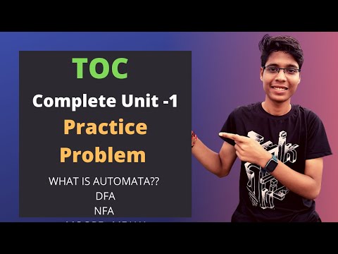 Theory of Computation Unit -01 DFA ,NFA, Moore , Mealy Practice Problem by saksham vedi |