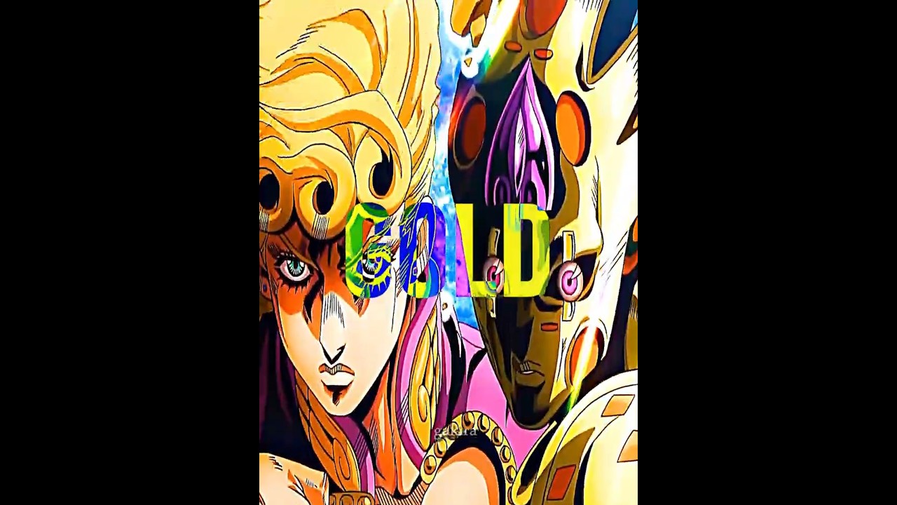 GOLDen Experience Edit - Giorno JJBA 🟡