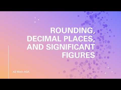 Rounding and Significant figures | IGCSE Math 2021