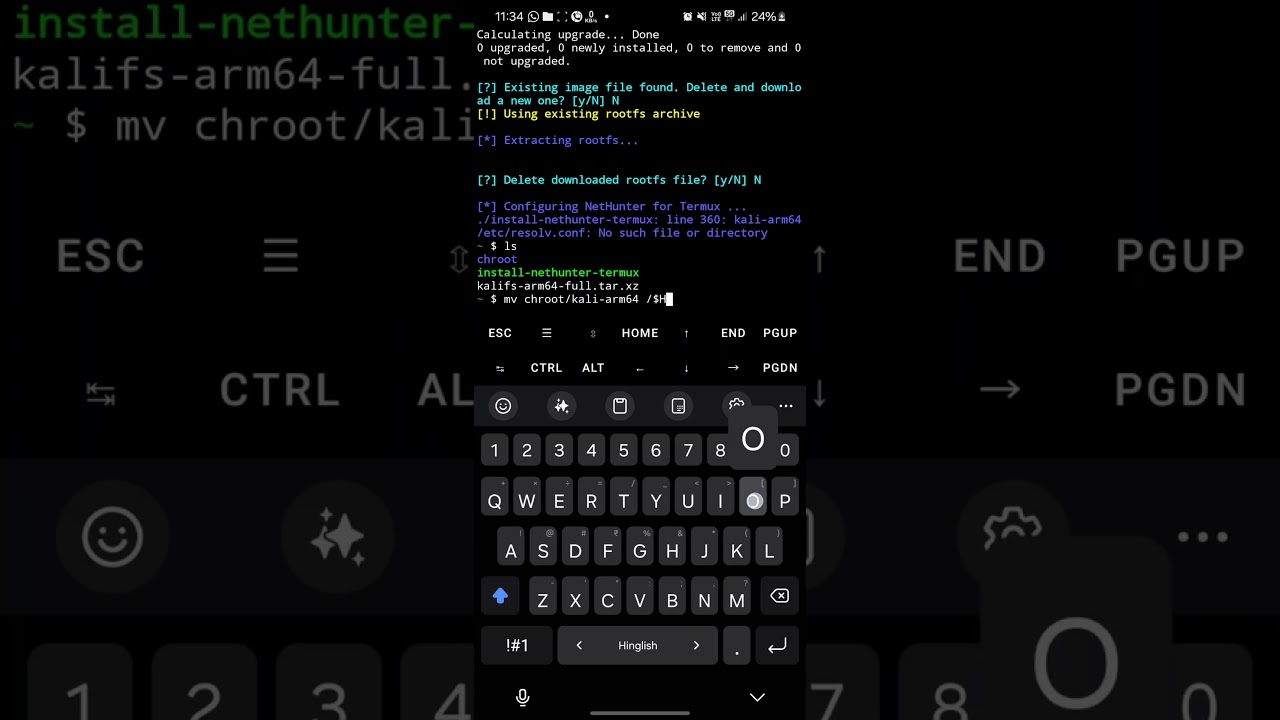 Error: Missing resolv.conf During Nethunter Termux Installation