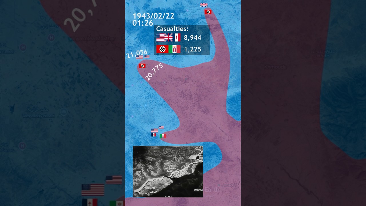 Kasserine Pass 1943: The First Major U.S. Victory in North Africa 🇺🇸