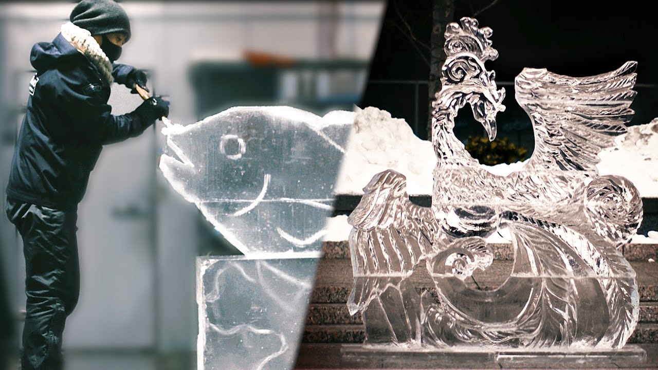 Discover How Master Ice Sculptor Shintaro Okamoto Brings Ice Art to Life ❄️