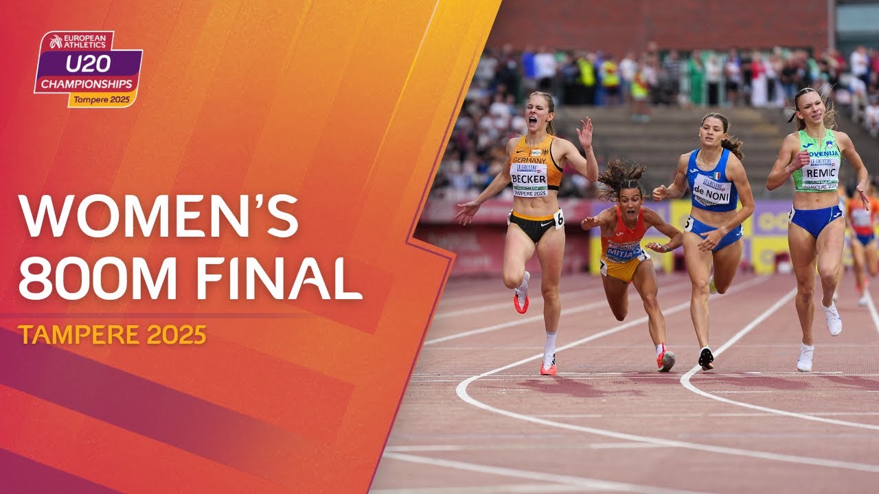 Epic Finish! Women's 800m Final Thriller at Tampere 2025 🏃‍♀️