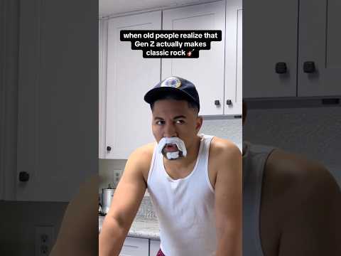 When old people realize that GENz actually makes CLASSIC ROCK 🎸