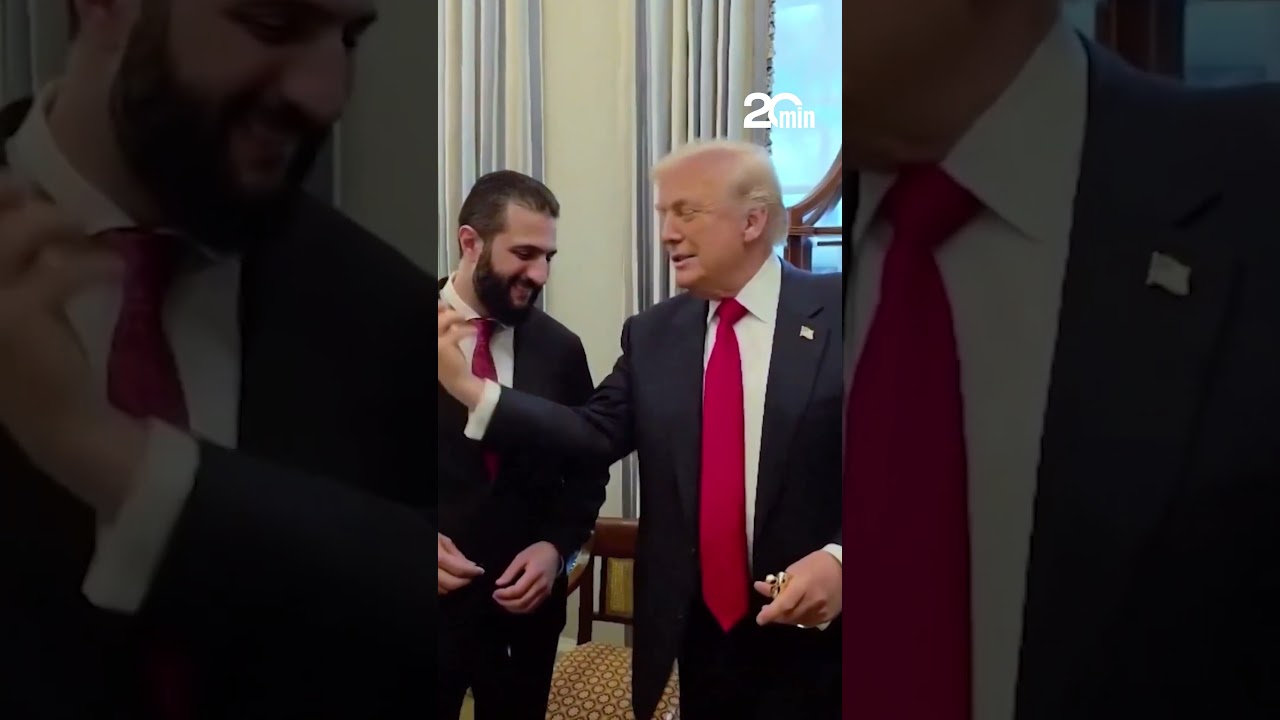 Trump parfume le président syrien lors d'une scène étrange