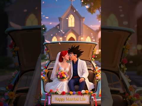 Emotional Love Story of Goku and Sara 💔 | From Childhood to Wedding 💍