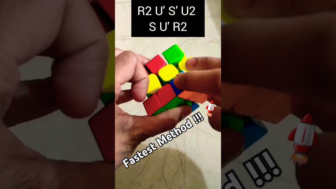 Quick Guide: Solve a Rubik's Cube in 2 Moves 🧩