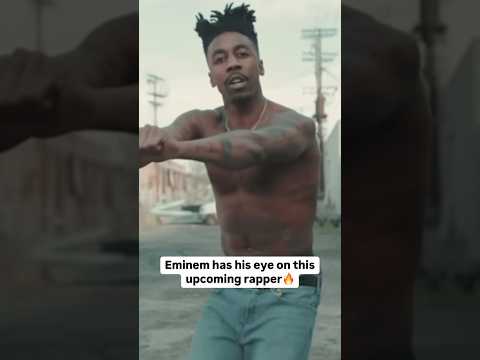 Eminem has his eye on this upcoming rapper🔥 #eminem #slimshady #rap