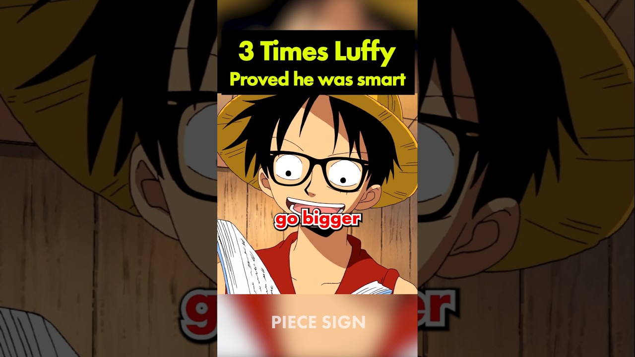 3 Luffy's 3 Greatest Moments of Outwitting All 🏴‍☠️