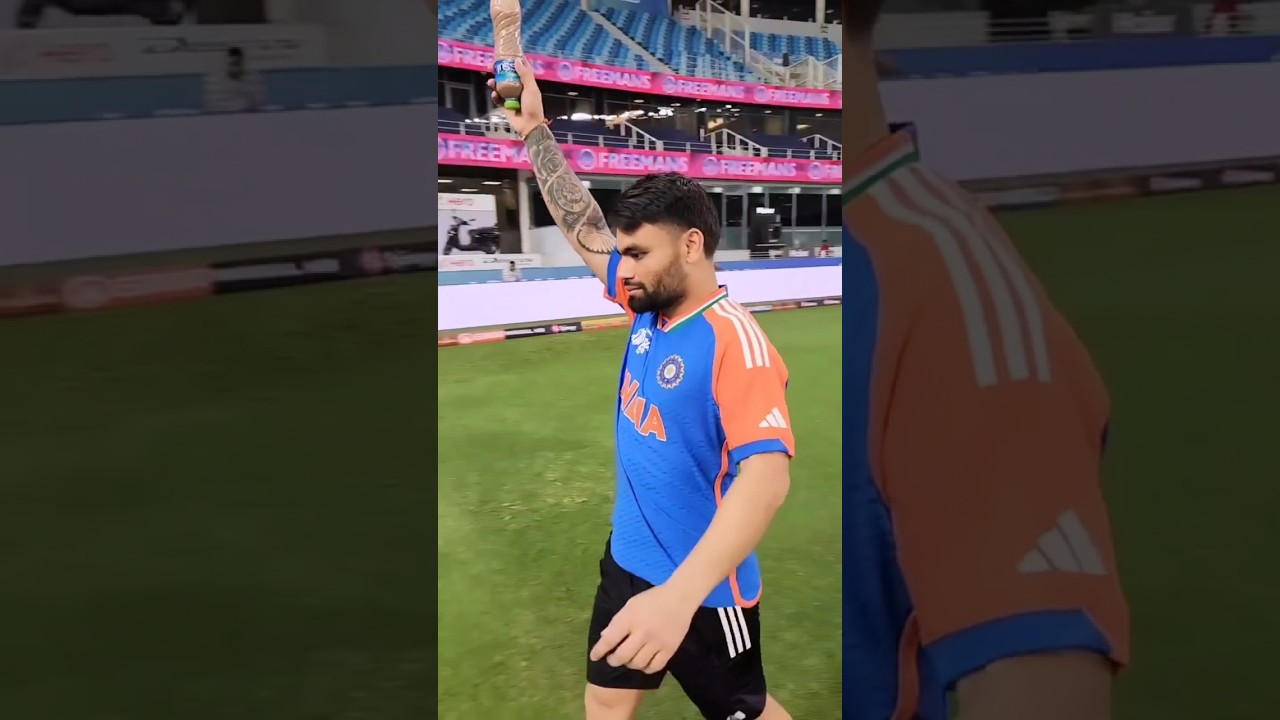Watch Rinku Singh's Funny Post-Match Celebration! 😂 #IndianCricket