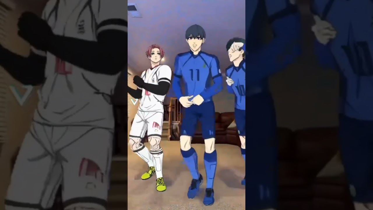 Epic Dance Performance: Sae, Isagi & Rin in Blue Lock ✨