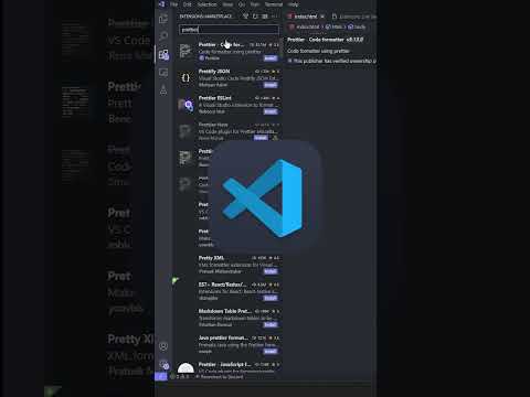 Make Your Code Look Beautiful with Prettier in VS Code #coding #programming #vscode