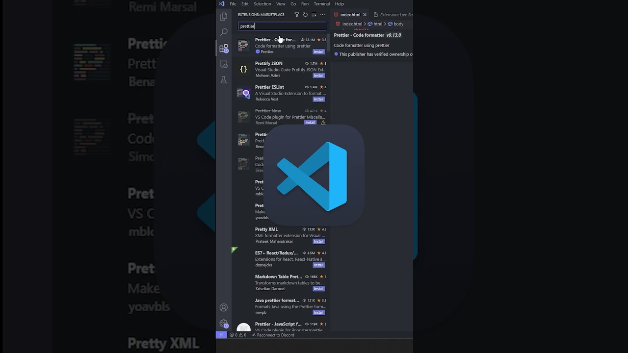 Transform Your Code with Prettier in VS Code β¨