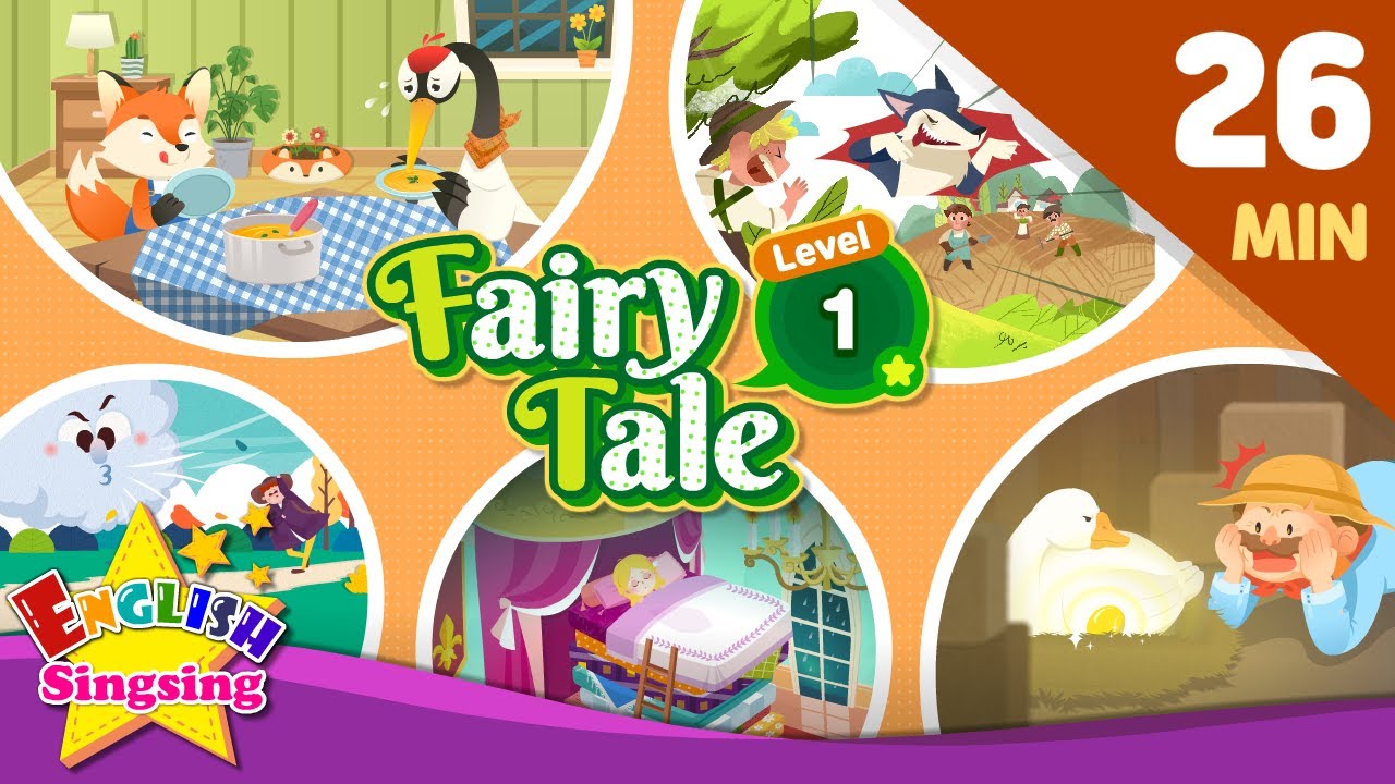 Level 1 Fairy Tale Stories | 26-Minute Reading 📖