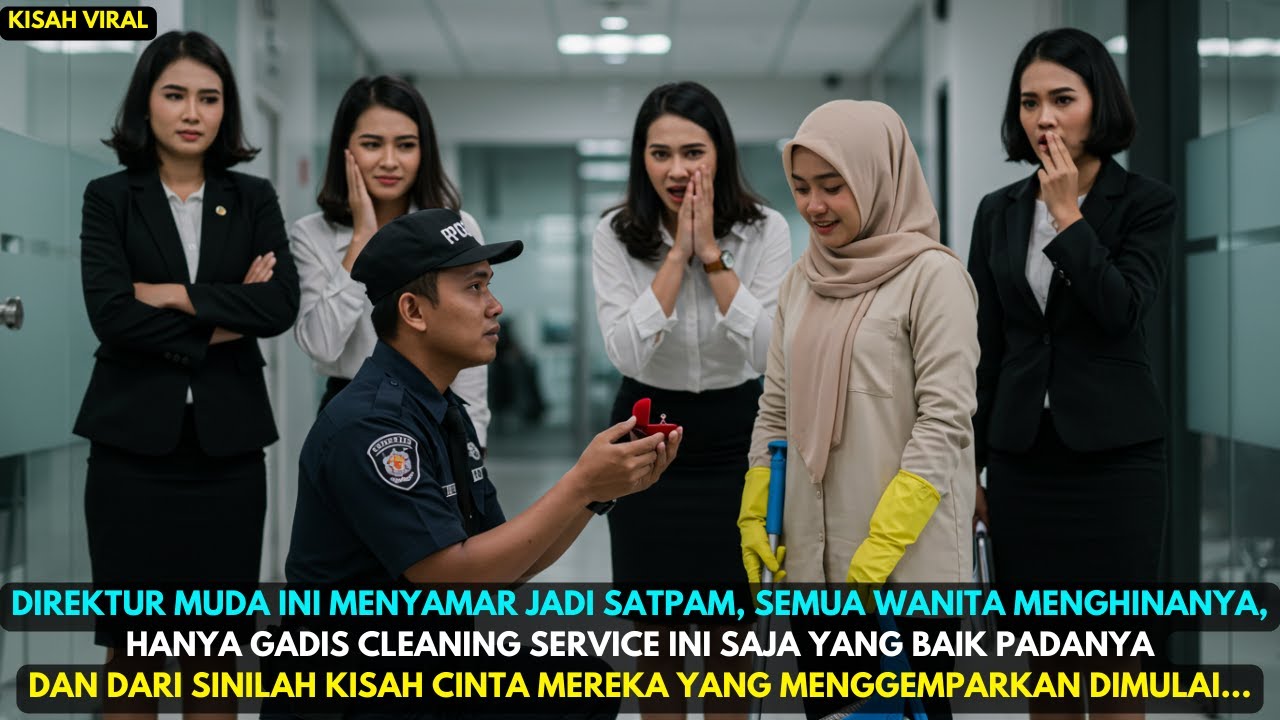Pemuda Jadi Satpam, Gadis Cleaning Service, Kisah Inspiratif