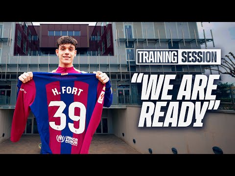 BEHIND THE SCENES OF HÉCTOR FORT'S HOME DEBUT | FC Barcelona Training 🔵🔴