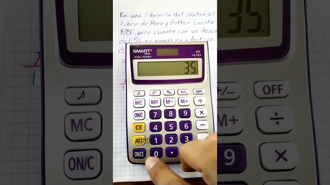 Calcula descuentos con calculadora 📱