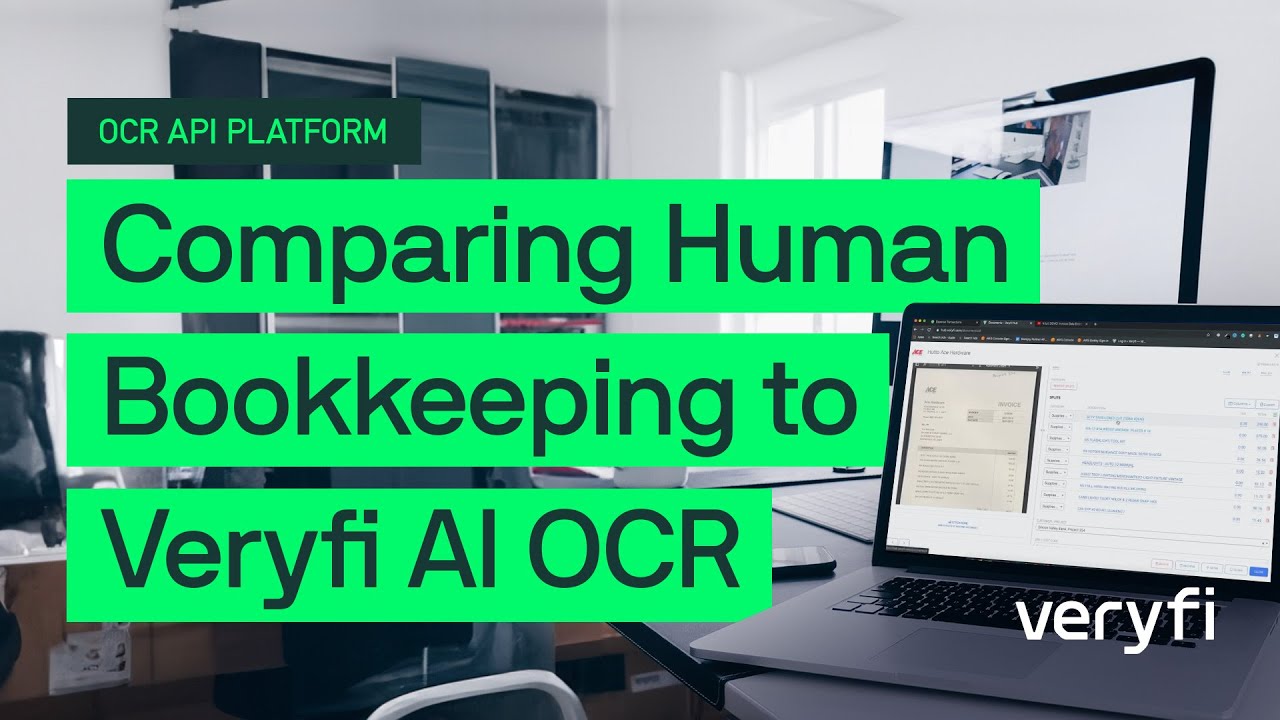 Human Bookkeeping vs. Veryfi AI OCR: Fast & Accurate Invoice Data Entry 🤖