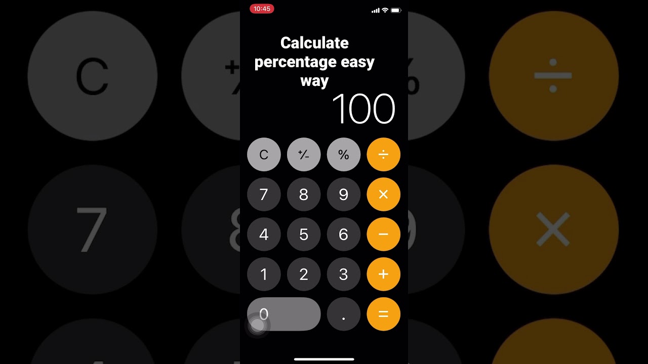 Easy Way to Calculate Percentages on Your Phone ๐ฑ