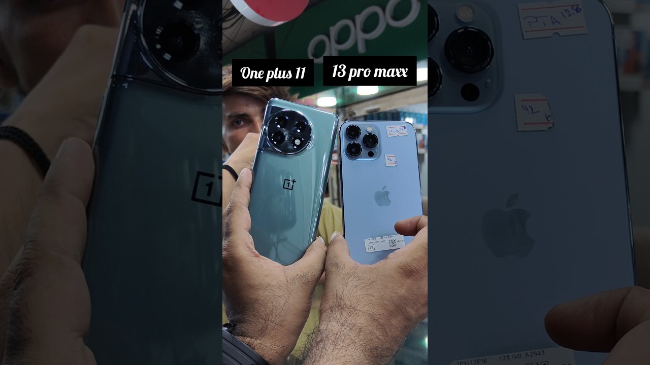 🚀🔥OnePlus 11 vs iPhone 13 Pro Max Camera Test Shocking Results #shorts #trending #viralvideo #video