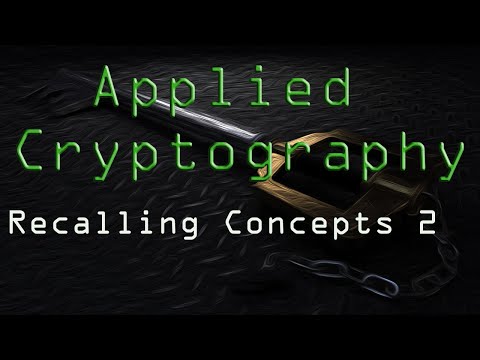 Applied Cryptography: Recalling Concepts 2