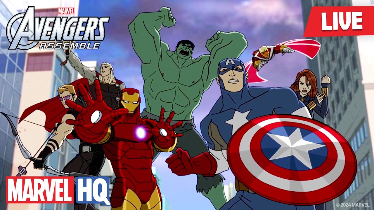 Marvel's Avengers Assemble Full Episodes Live 🔴