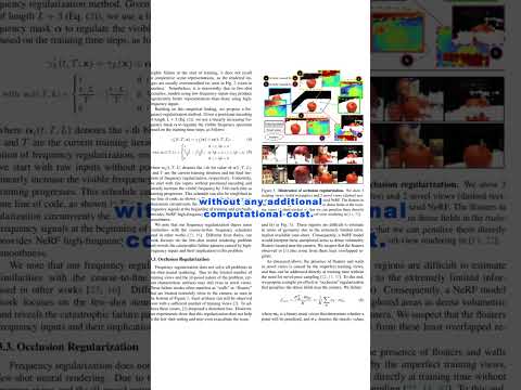 Neural Radiance Fields (NeRF) from only eight training images! #shorts