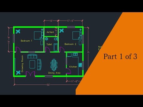 AutoCAD Floor Plan Basics: Part 1 📐