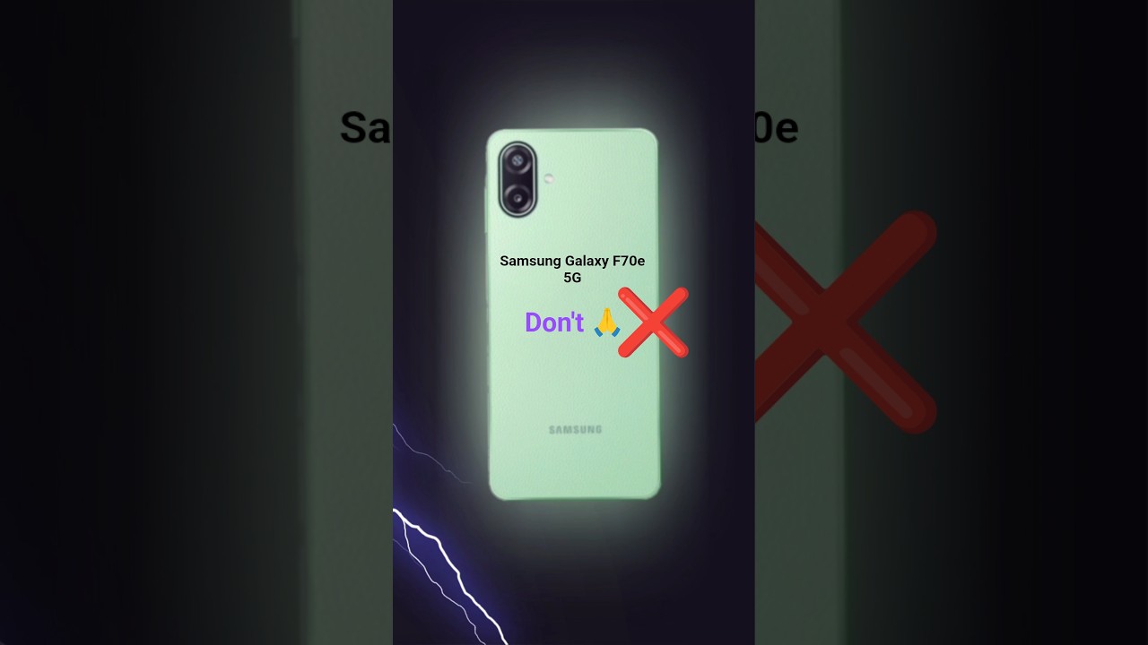 Don't Buy Samsung Galaxy F70e : 3 Big Problems ❌