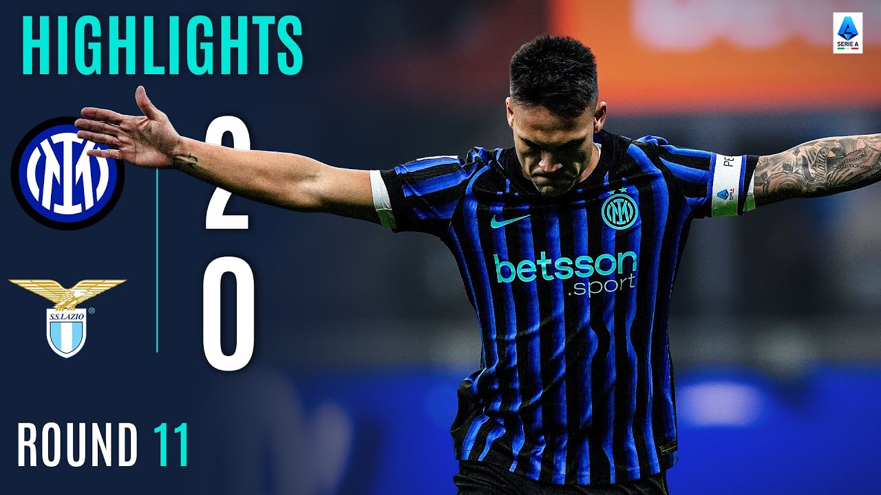 Inter Beats Lazio 2-0 to Lead Serie A 🏆