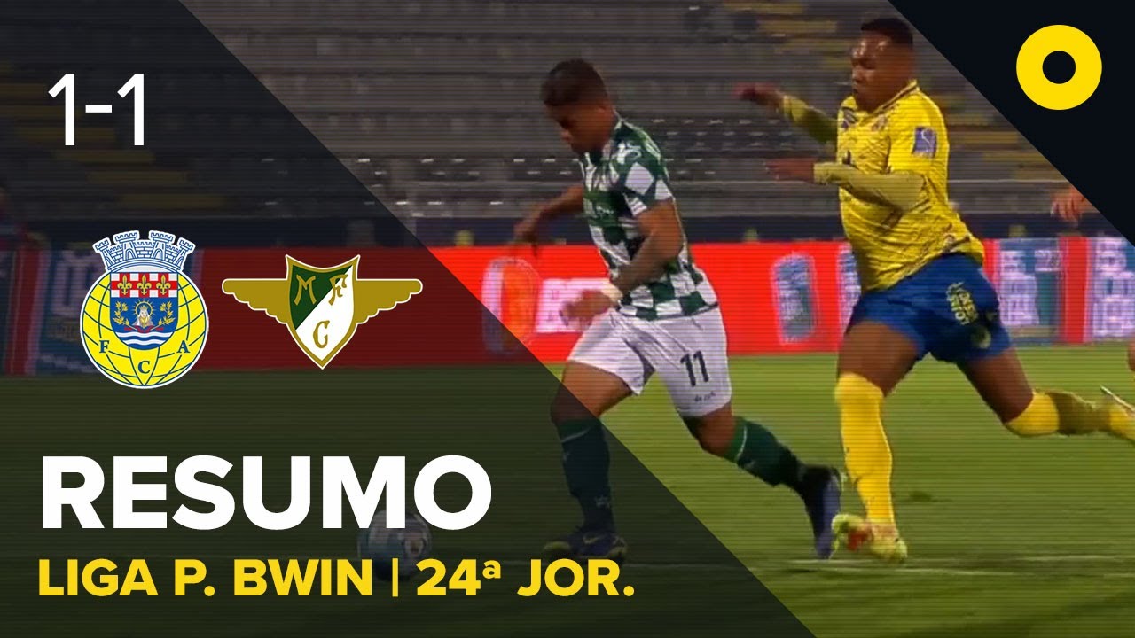 FC Arouca e Moreirense empatam 1-1 na 24ª jornada da Liga Portugal 🏟️