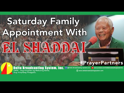 Saturday Family Appointment with EL SHADDAI Nov. 1, 2025