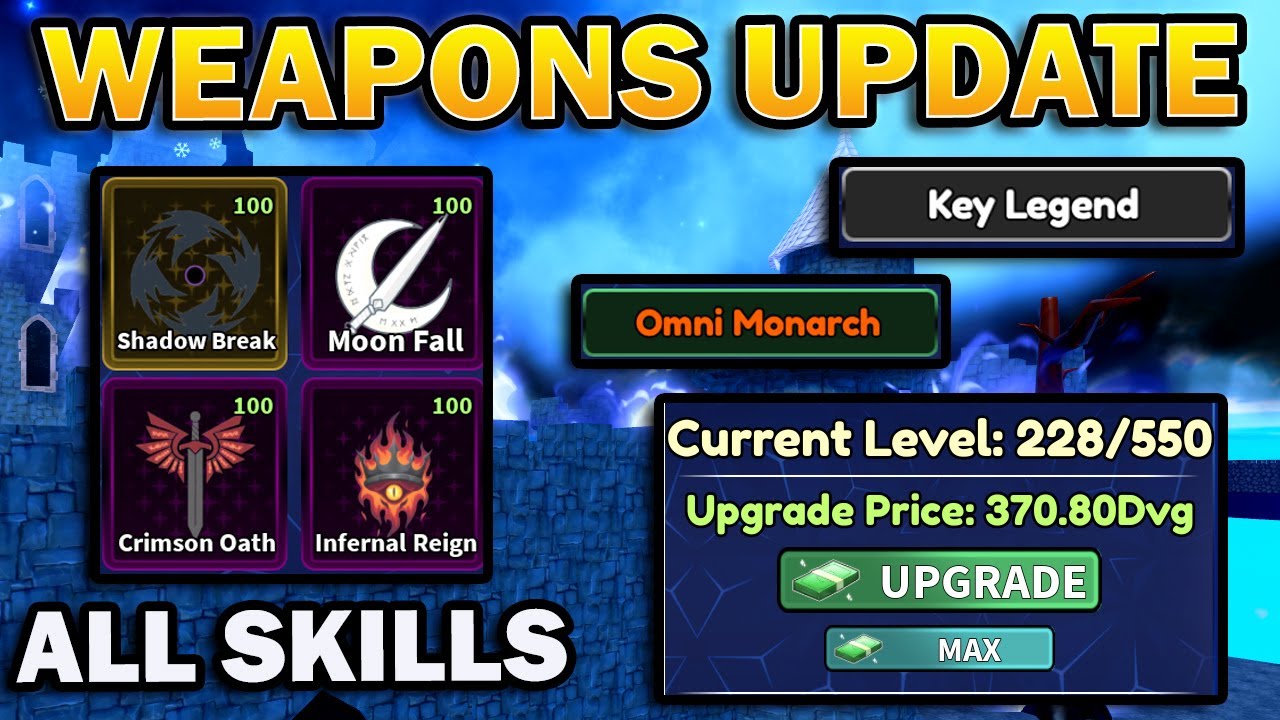 Arise Crossover Weapon Update: All Skills, Levels, Codes & Titles ๐ซ