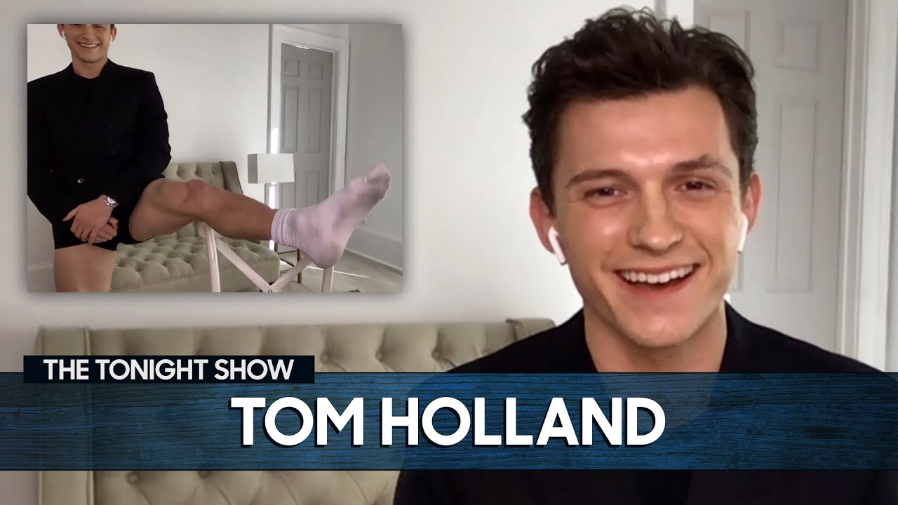 Tom Holland Ditches Pants for Viral Virtual Interview 🤣