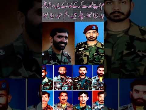 martyrs of pak army