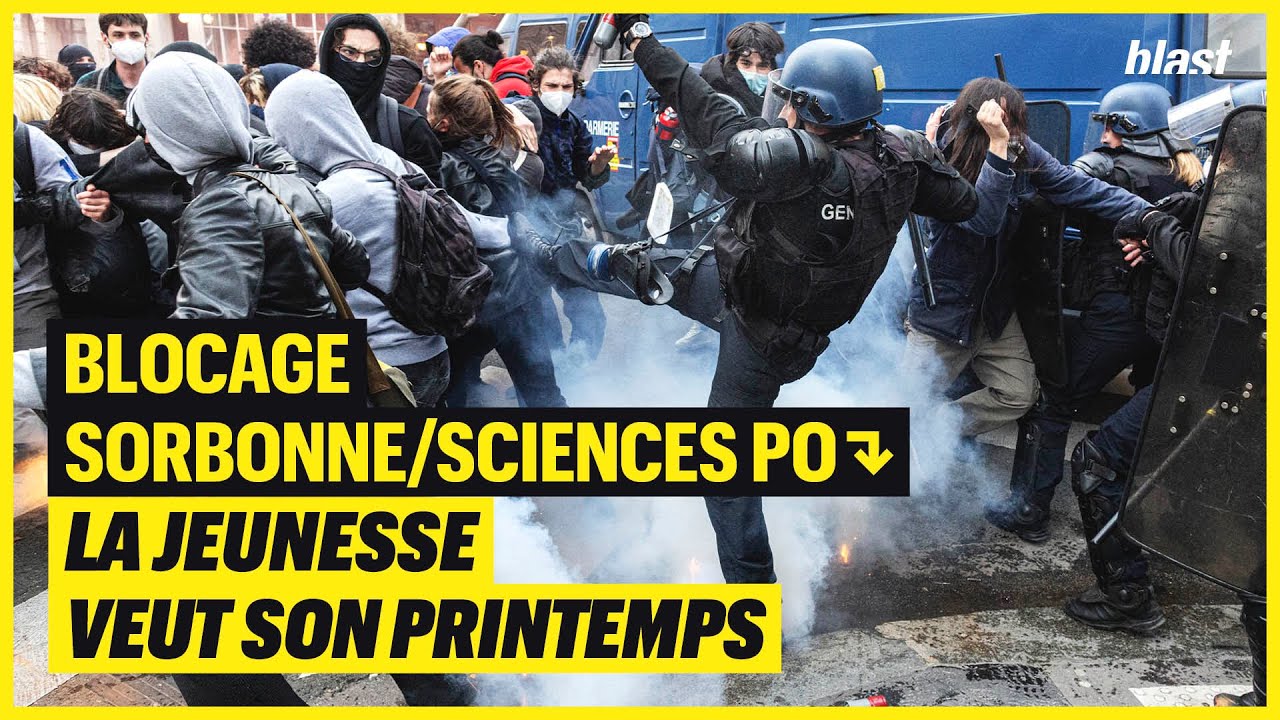 Jeunesse en colère : Blocage Sorbonne & Sciences Po ✊