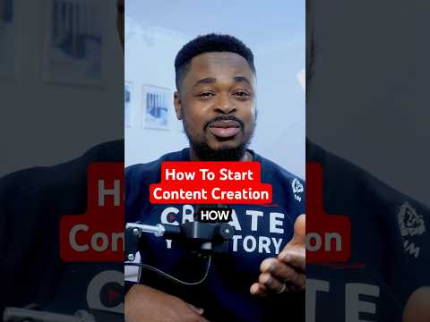 How to start creating content #contentcreator #ContentMonetization