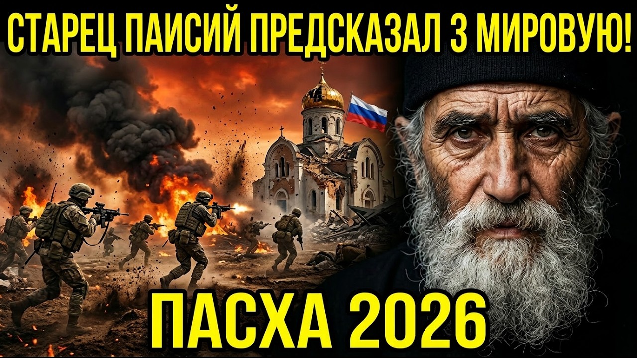 Пасха 2026 и пророчество старца Паисия ⚠️