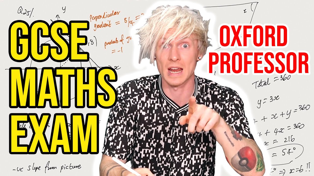 Oxford Mathematician Dr. Tom Crawford Takes on High School GCSE Maths Exam 🧮