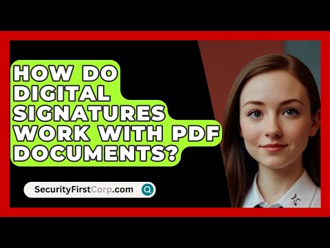 How Do Digital Signatures Work With PDF Documents? - SecurityFirstCorp.com
