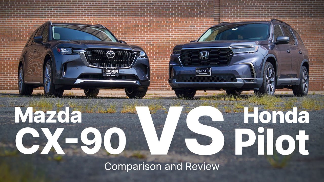 2025 Honda Pilot vs 2024 Mazda CX-90 π