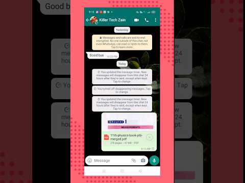 how to send pdf in whatsapp | send pdf on Whatsapp | pdf file send in Whatsapp