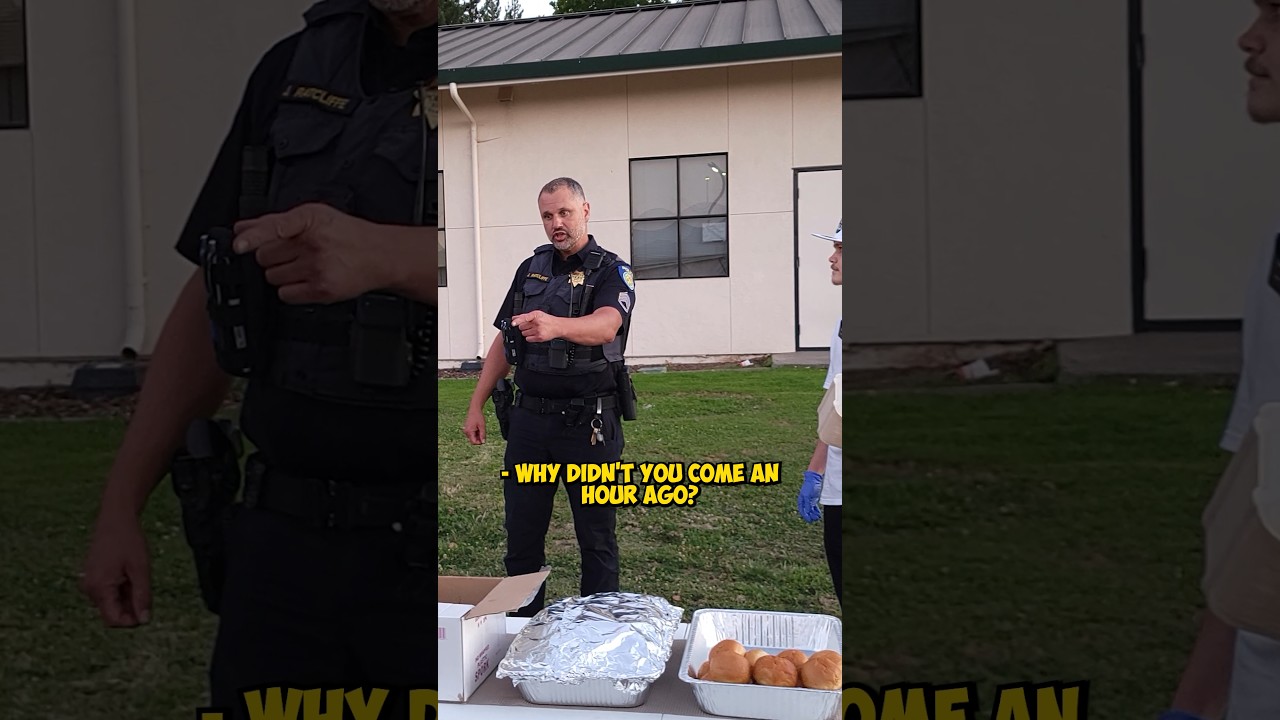 Cop Stops Man From Feeding Homeless Woman in Wheelchair π | Shocking Encounter