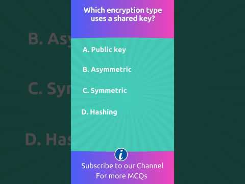 Which encryption type uses a SHARED key?